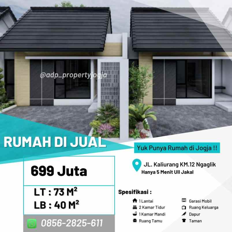dijual rumah jl kaliurang km 13 ngaglik