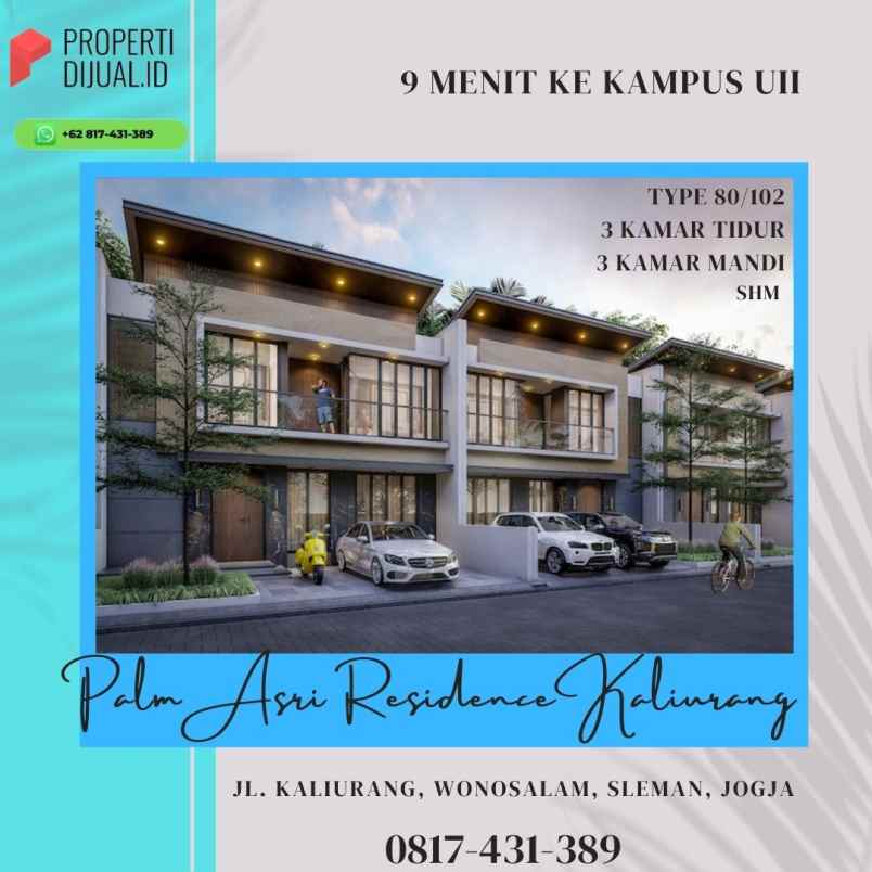 dijual rumah jl kaliurang sukoharjo