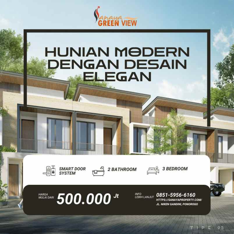 dijual rumah jl niken gandini