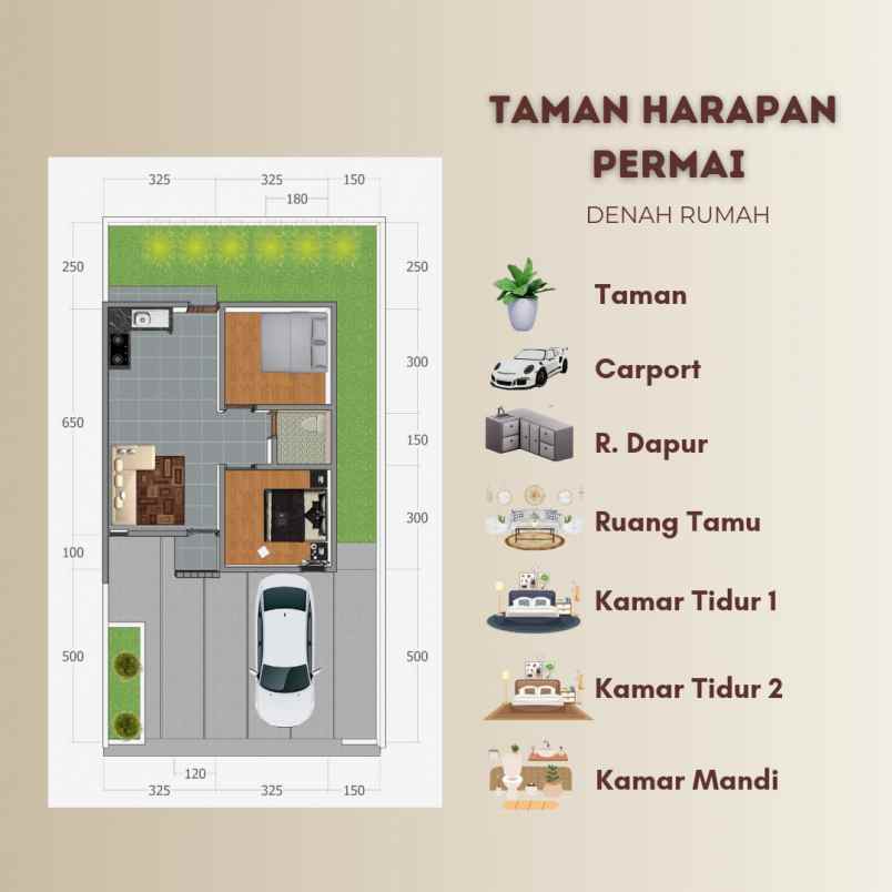 dijual rumah jl penampungan jl karya