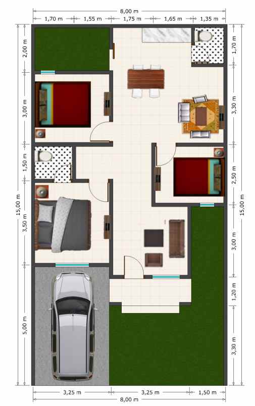 dijual rumah jl penampungan jl karya