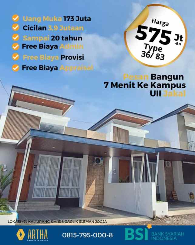 dijual rumah josari wonosalam ngaglik