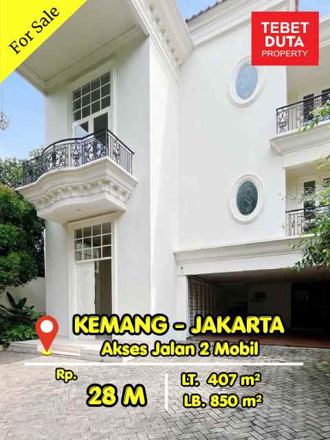 dijual rumah kemang jakarta selatan