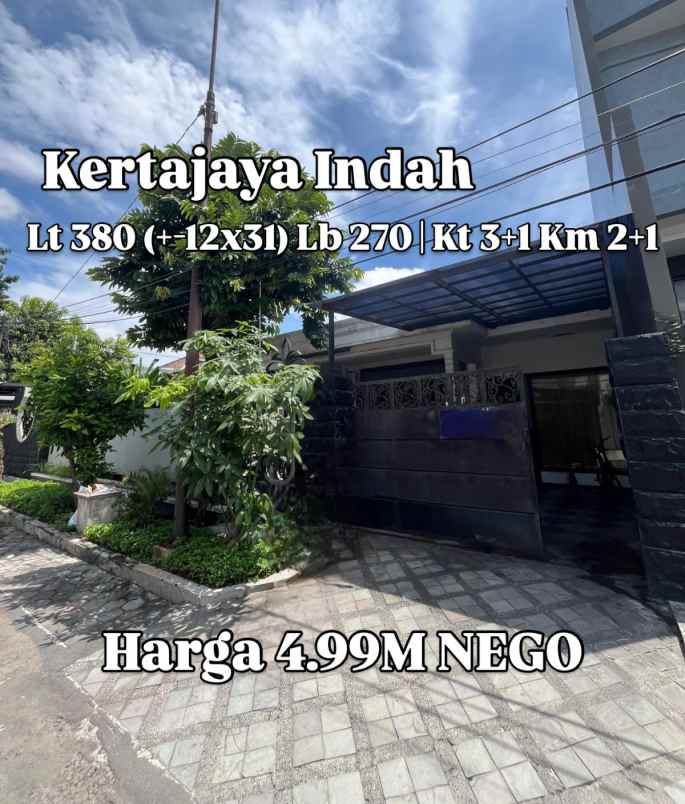 dijual rumah kertajaya indah