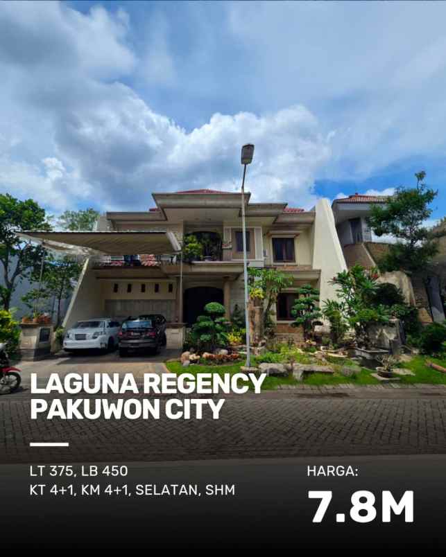 dijual rumah laguna regency