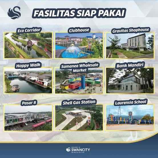 dijual rumah lavon swancity cluster citrine