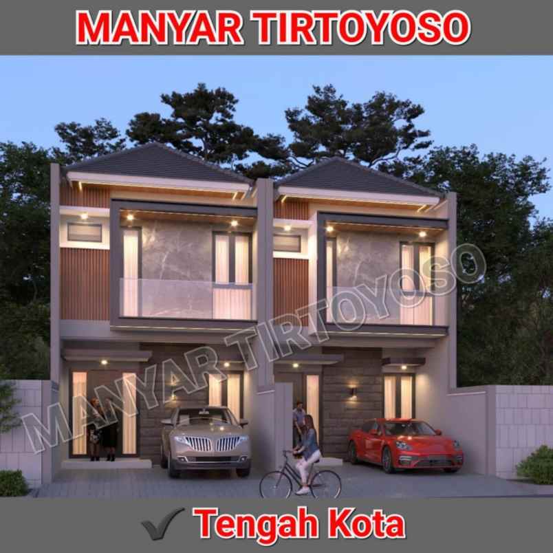 dijual rumah manyar tirtoyoso selatan