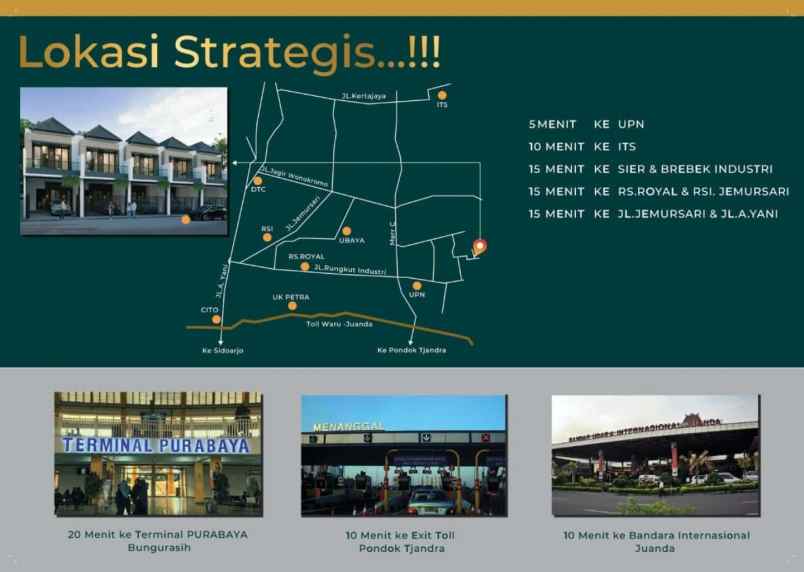 dijual rumah medokan