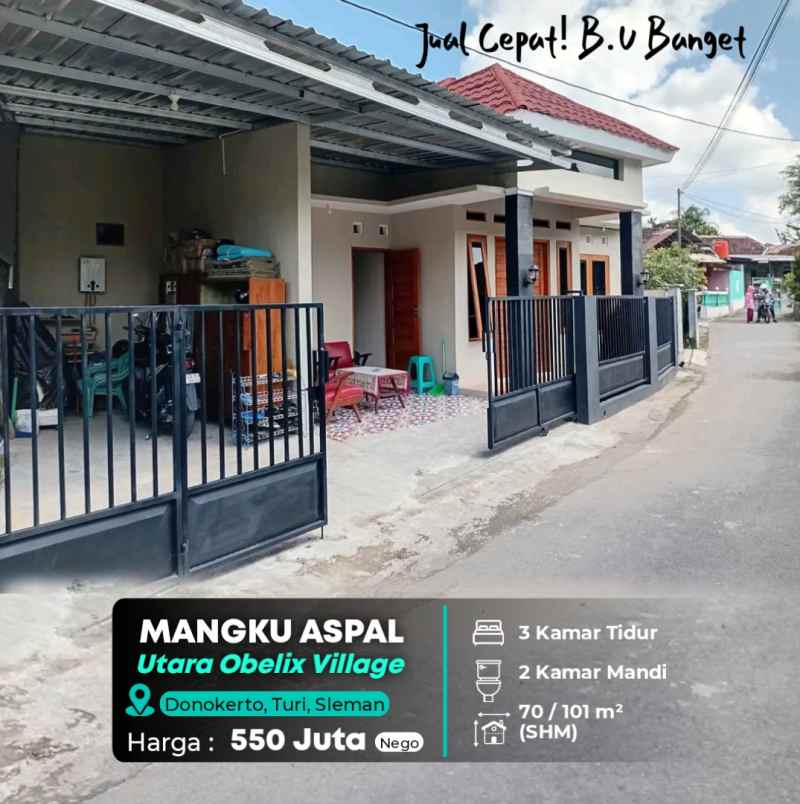 dijual rumah obelix village