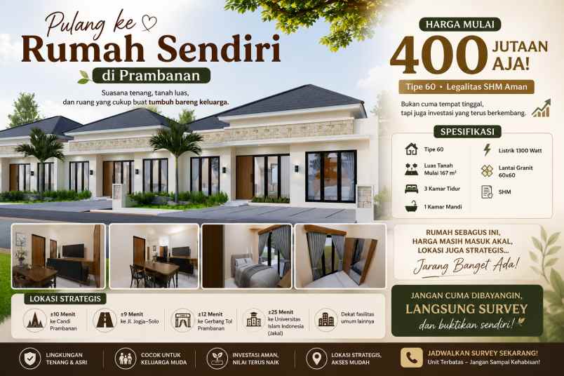 dijual rumah perumahan tanjung sari