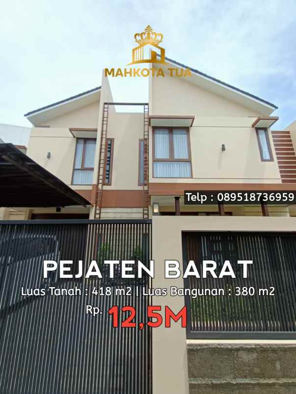 dijual rumah siaga pejaten barat