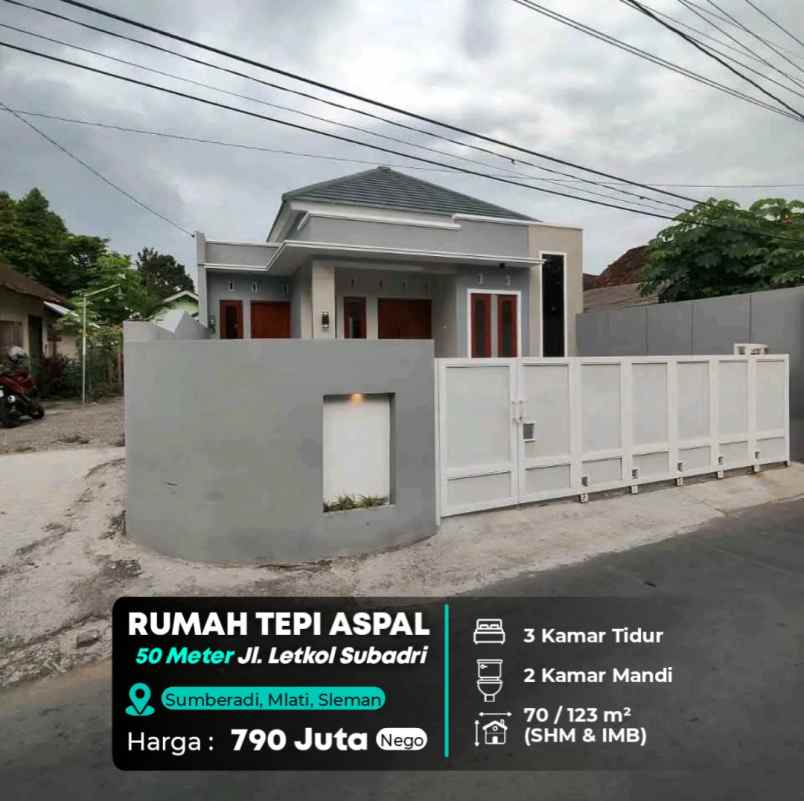 dijual rumah sumberadi
