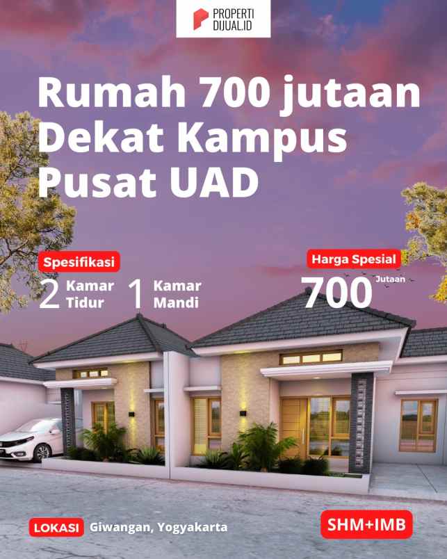 dijual rumah tamanan banguntapan bantul