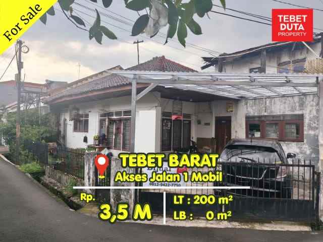 dijual rumah tebet timur