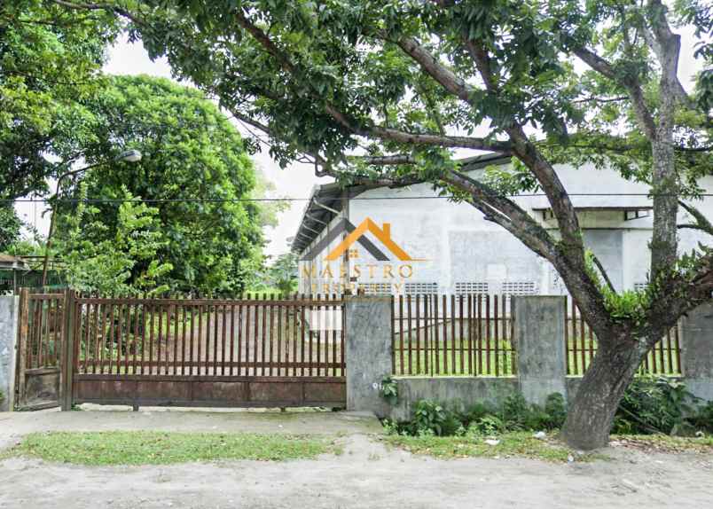 dijual tanah dan gudang jalan bunga raya asam kumbang