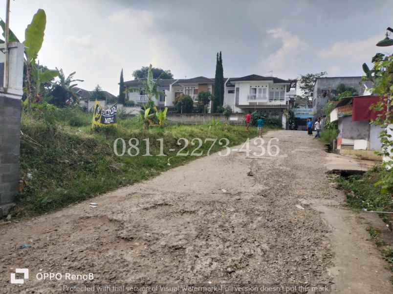 dijual tanah di cihanjuang kotak 10x25 siap bangun