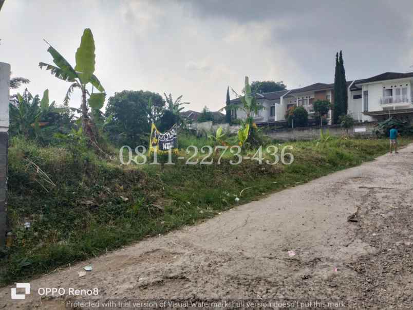 dijual tanah di cihanjuang kotak 10x25 siap bangun