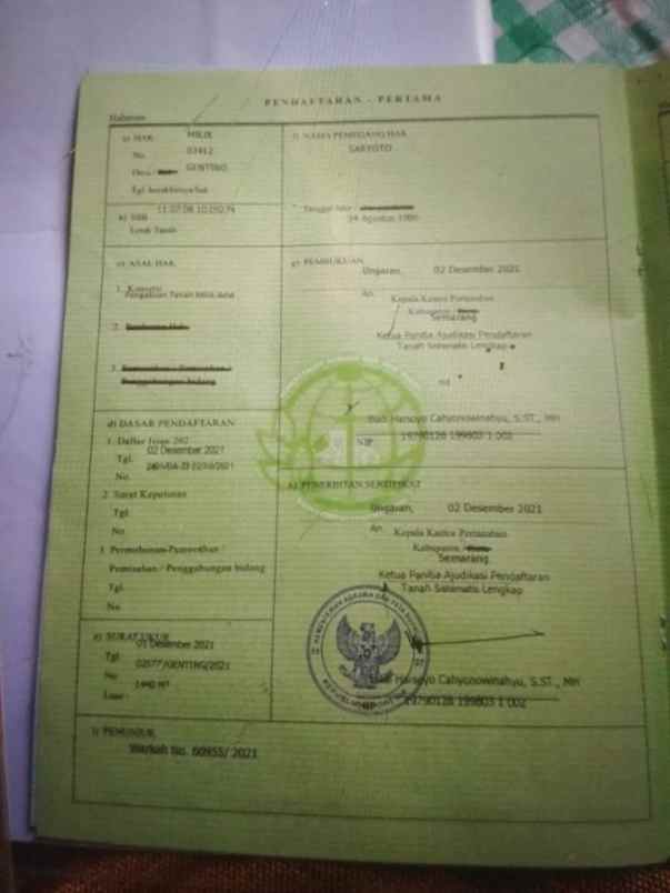 dijual tanah dijual tanah di dusun