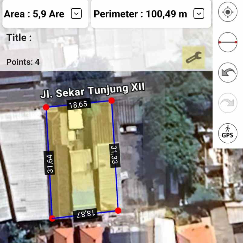 dijual tanah gatsu timur