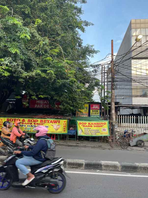 dijual tanah jalan raya kebayoran lama