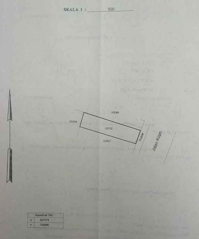 dijual tanah jalan raya kopo babakan