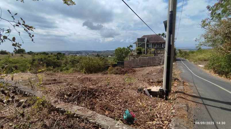 dijual tanah jl bingin sari ungasan kec