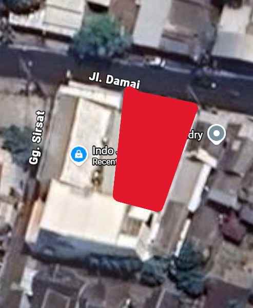 dijual tanah jl damai no 3 tambakan