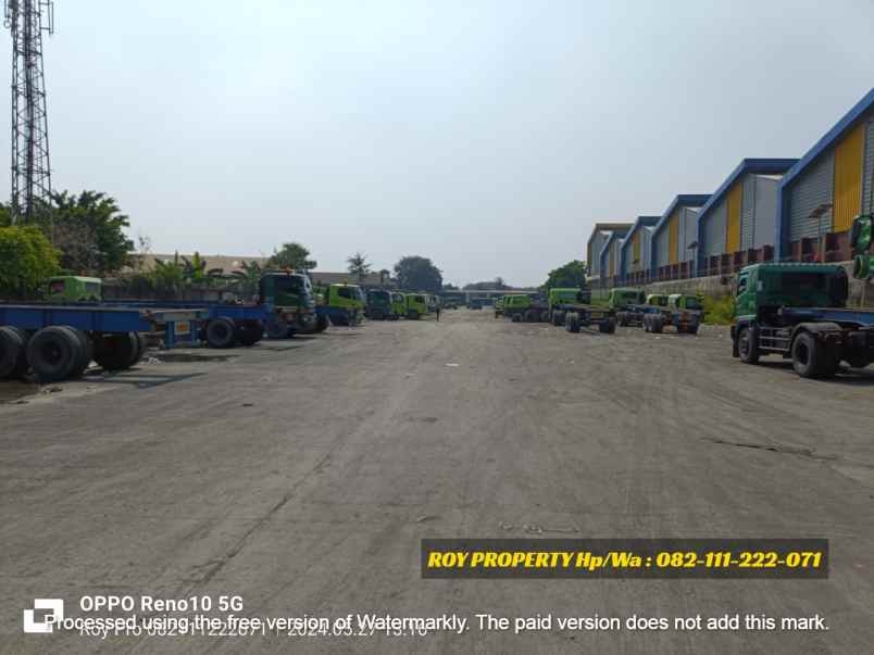 dijual tanah jl raya cakung cilinciing