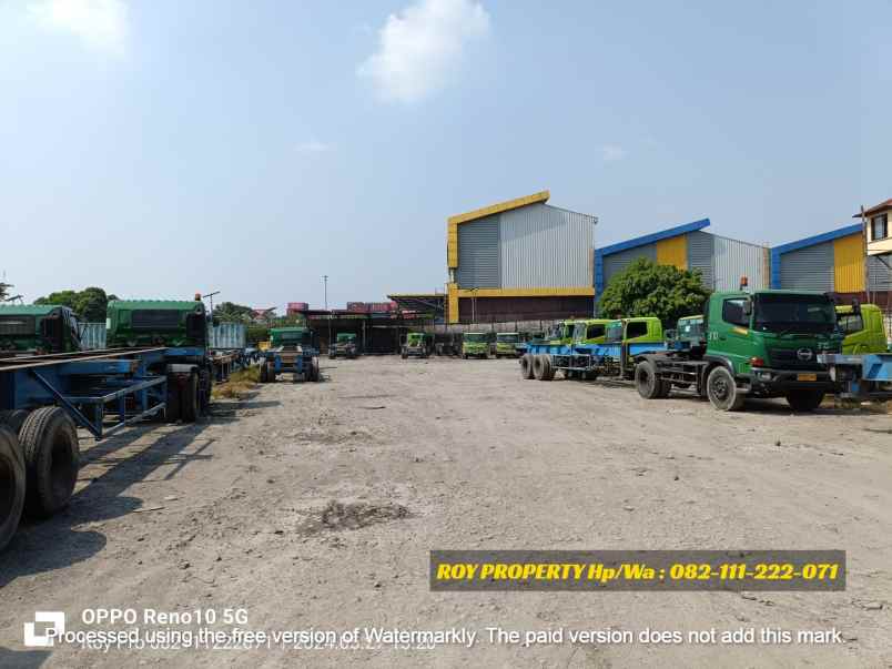 dijual tanah jl raya cakung cilinciing