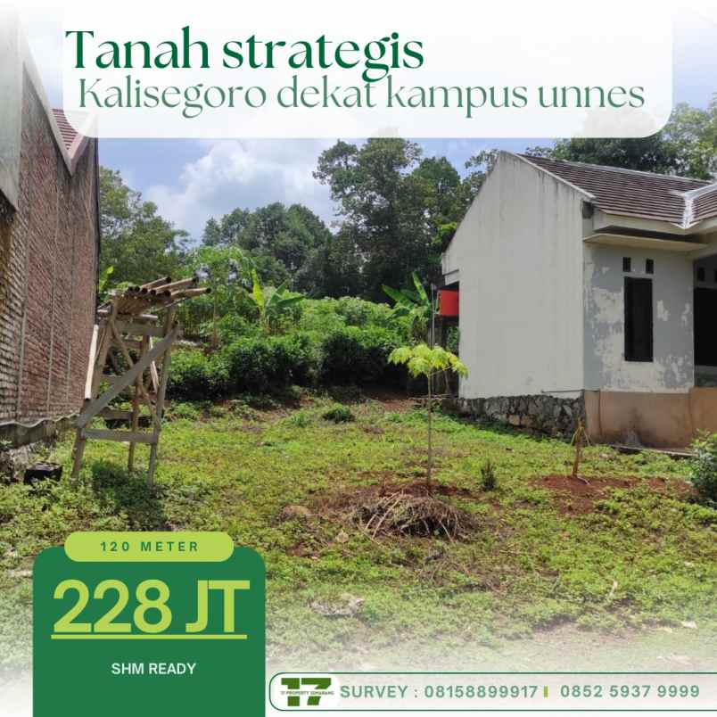 dijual tanah kalisegoro unes