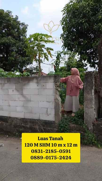 dijual tanah kp babakan rt 03 rw 05