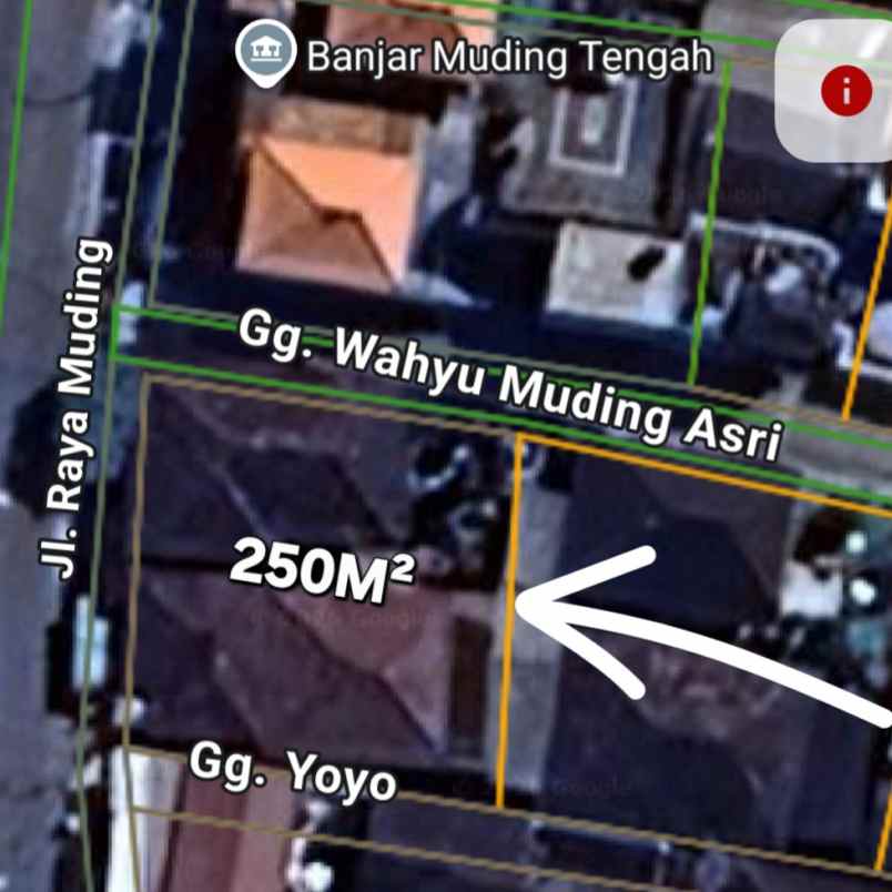 dijual tanah muding