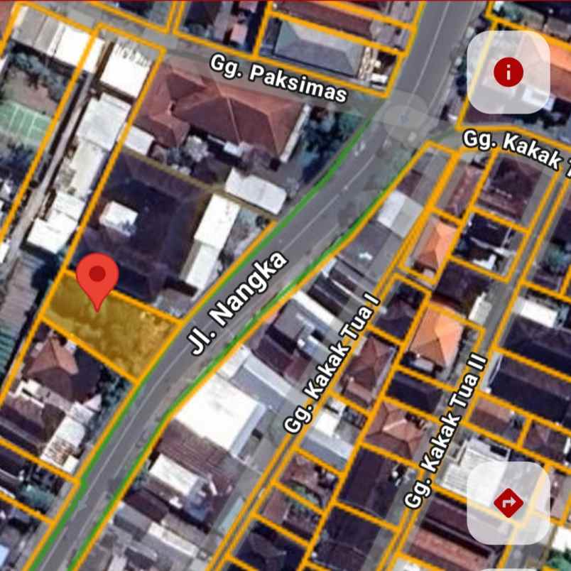 dijual tanah nangka selatan