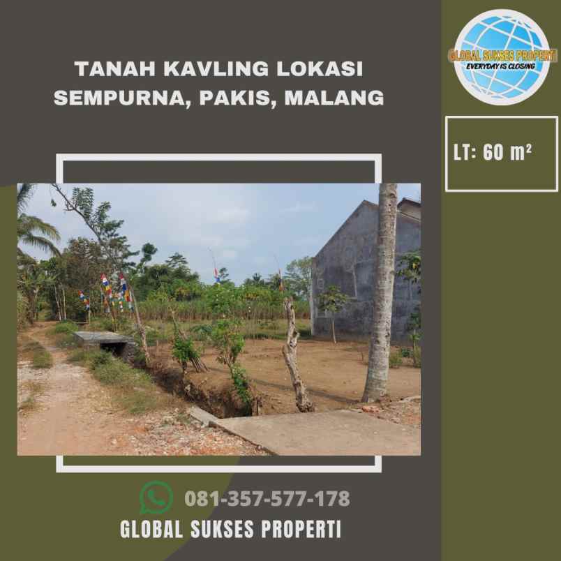 Tanah Kavling Super Strategis View Sempurna Di Pakis Malang