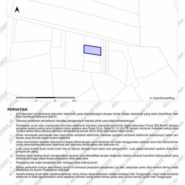 dijual tanah pantai nyanyi