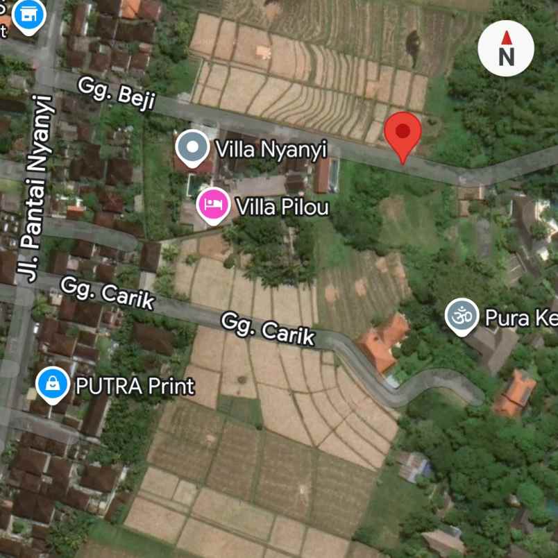 dijual tanah pantai nyanyi