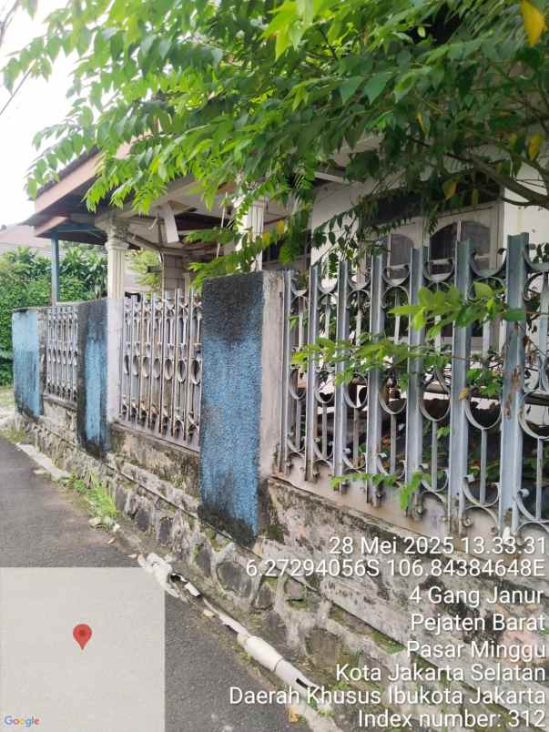 dijual tanah pejaten barat pasar minggu