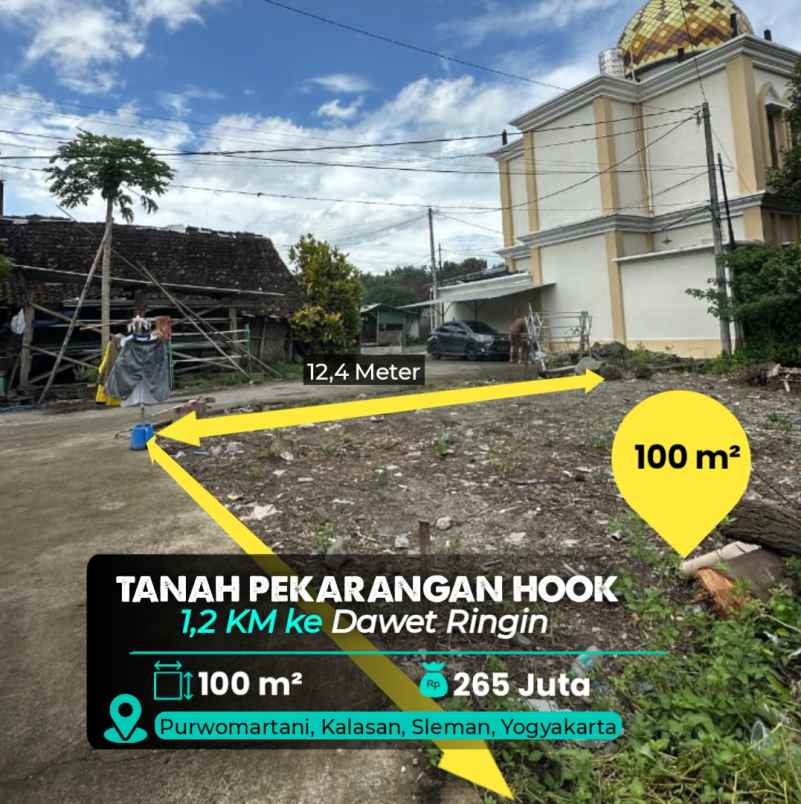dijual tanah purwomartani