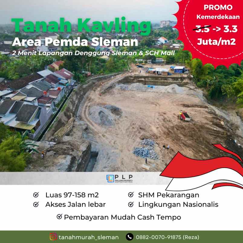 dijual tanah sendangadi mlati sleman diy