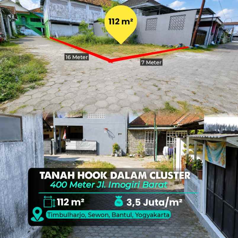 dijual tanah sewon