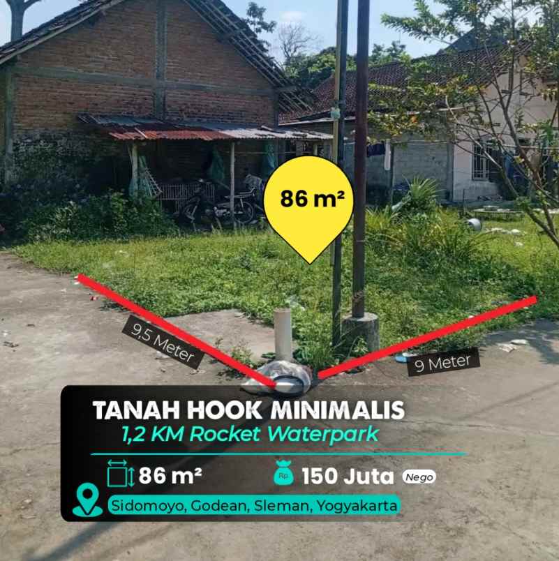 dijual tanah sidomoyo