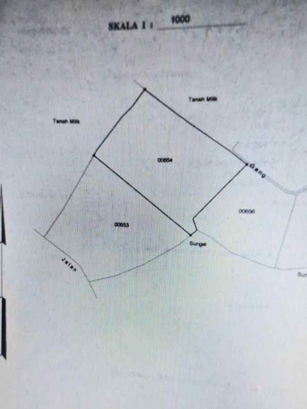 dijual tanah tangguntiti