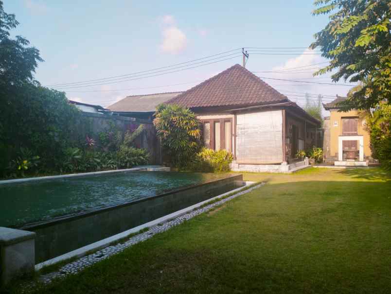 Dijual Villa Lantai 1 View Sawah Lokasi Cekomaria Denpasar