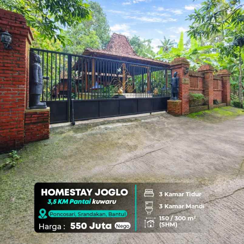 dijual villa srandakan