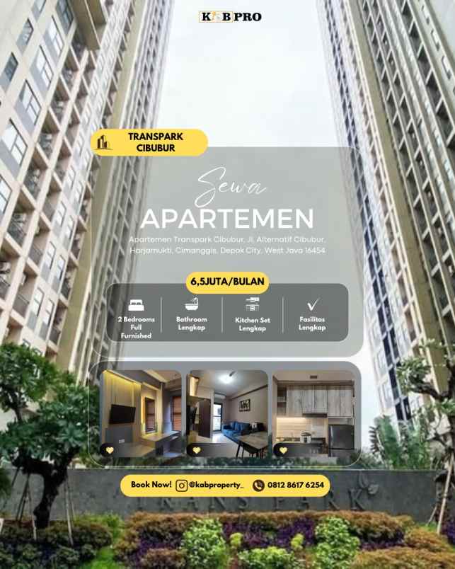 disewakan apartemen jalan alternatif cibubur
