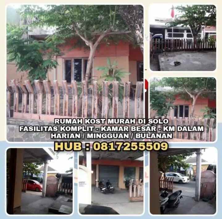 disewakan kost semanggi pasar kliwon