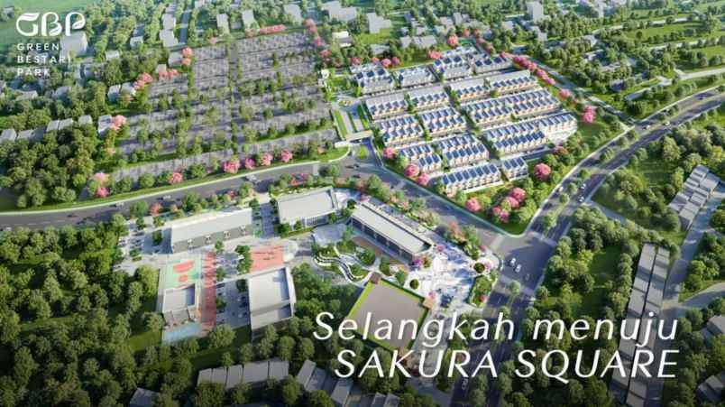 disewakan ruko gudang kantor green bestari park talaga