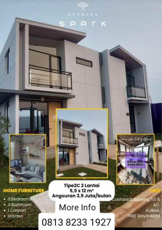 dp nol bisa punya rumah 2 lantai lippo cikarang bekasi