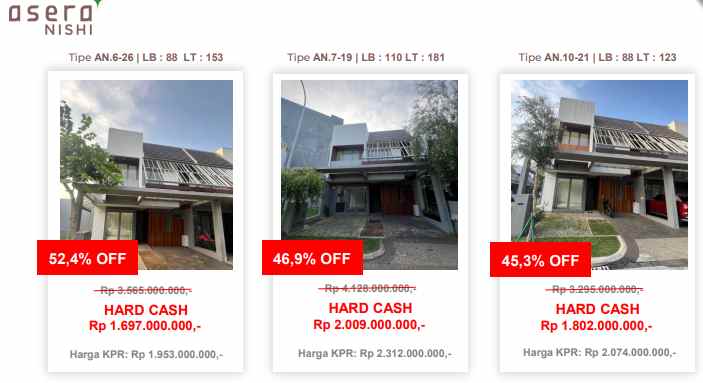 fire sale dari rumah hinga ruko by damai putra group