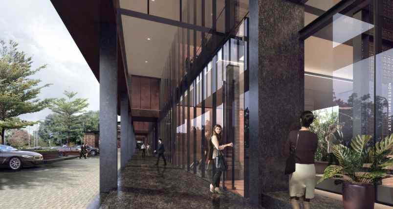 gedung 4 lantai capital cove bsd city